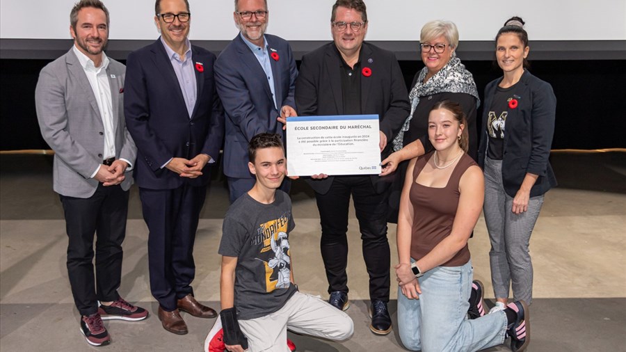 Inauguration officielle de l'école secondaire du Maréchal